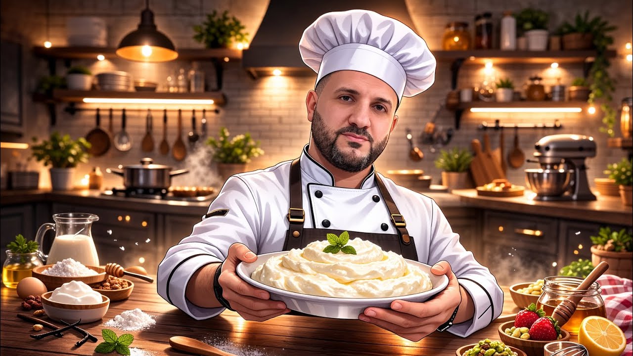 القشطة المنزلية... لكل وصفات الحلويات
