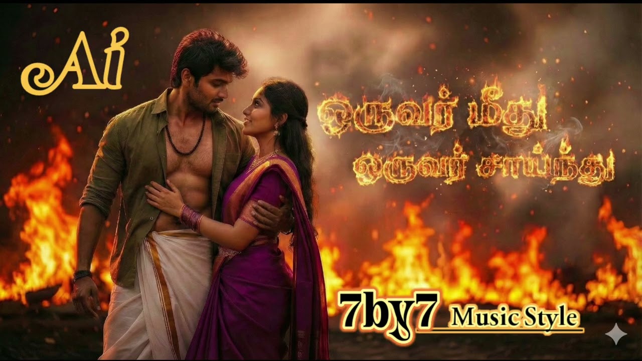 Oruvar Meethu Oruvar Saainthu | Ai Remix Songs | Tamil Old Remix | MGR | 7by7 Music Style 
