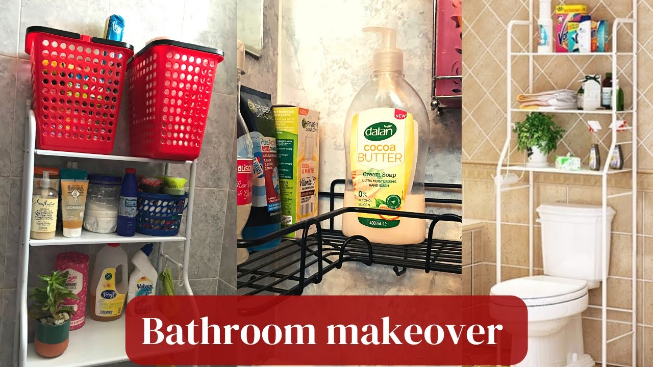 BATHROOM  MAKEOVER || Mini Kamkunji haul and House of leather haul.