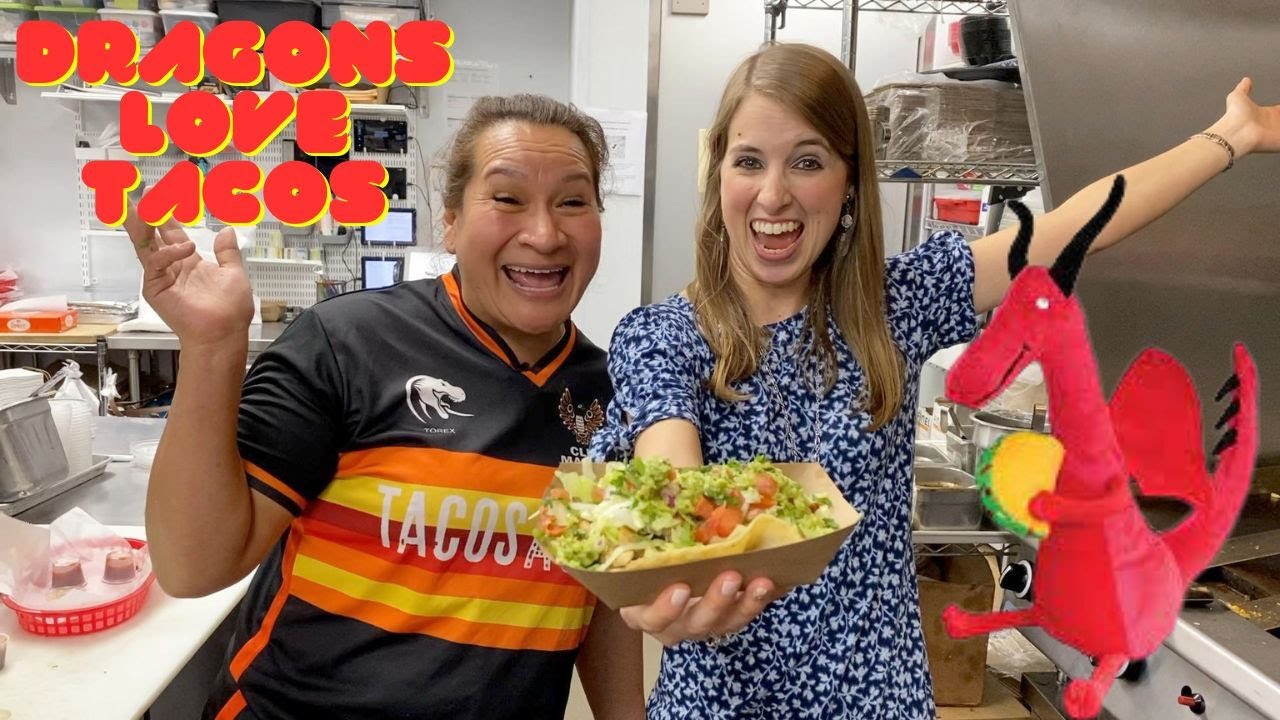 Dragons Love Tacos I  Adam Rubin I Houston Texas I Tacos A Go Go I Book Days I Kassi Kincaid
