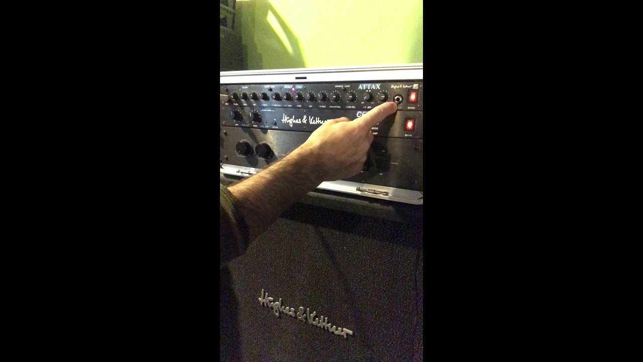 Hughes and Kettner Attax 3 Channel Preamp & CF 200 Poweramp