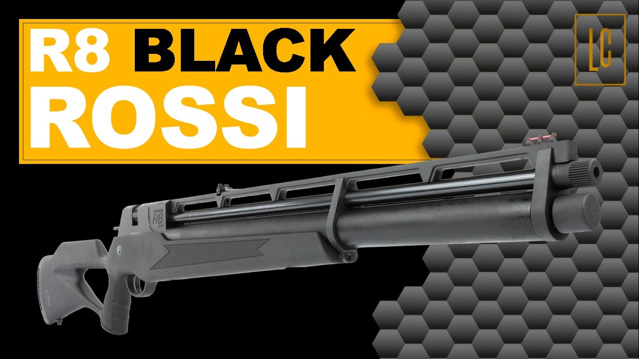 R8 BLACK PCP ROSSI ⚫  Review da Carabina Mais Pedida da Rossi 💥 MUITO POTENTE!