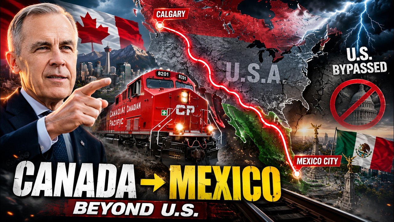 BREAKING: Mark Carney Launches a Canada-to-Mexico Rail Corridor Beyond U.S. Control
