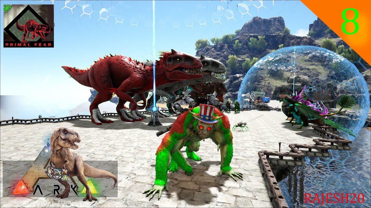 10M Damage ferox Primal Fear : ARK Survival Evolved | Like And Subscribe | Hindi EP 08