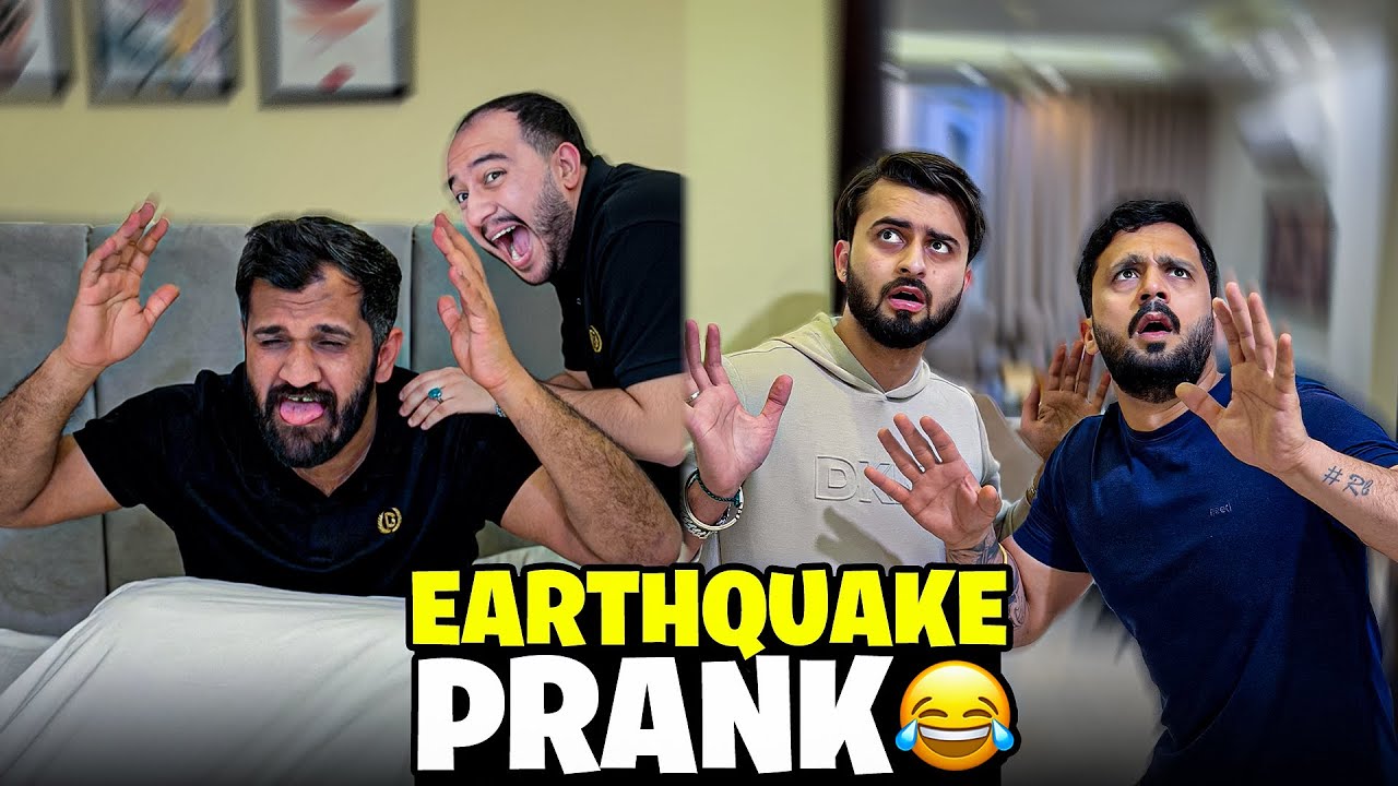 Earthquake Prank on Dogar in Islamabad😱Chaudary sab left Pakistan Again😭