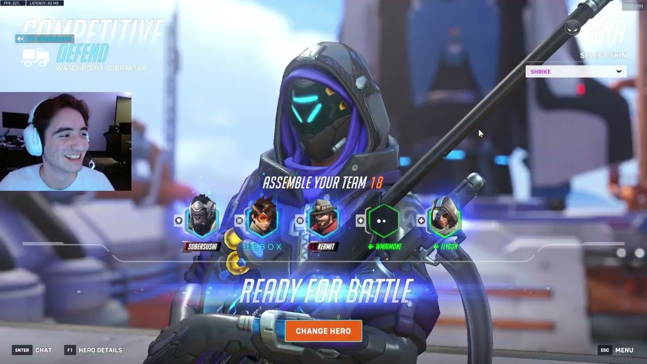 15K HEALS! ULTRAVIOLET ANA GAMEPLAY OVERWATCH 2 SEASON 17 TOP 500