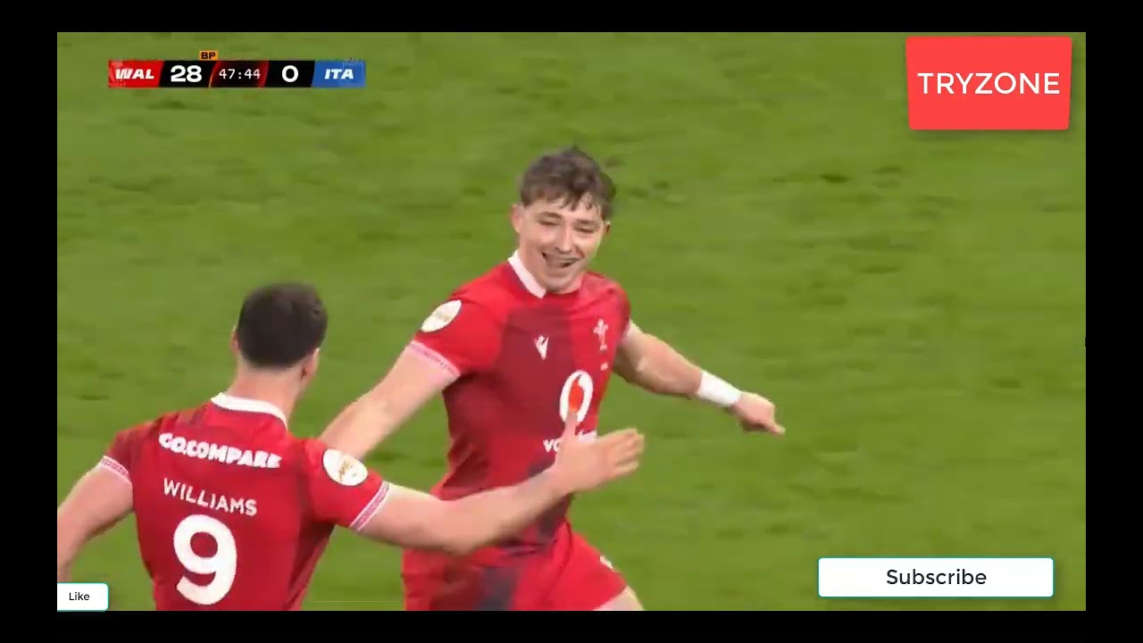 Wales vs Italy Rugby Highlights | All Tries |  March 14, 2026