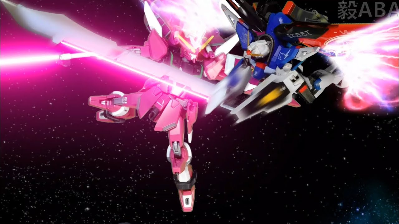 ∞ justice gundam vs Destiny gundam【gundam stopmotion】