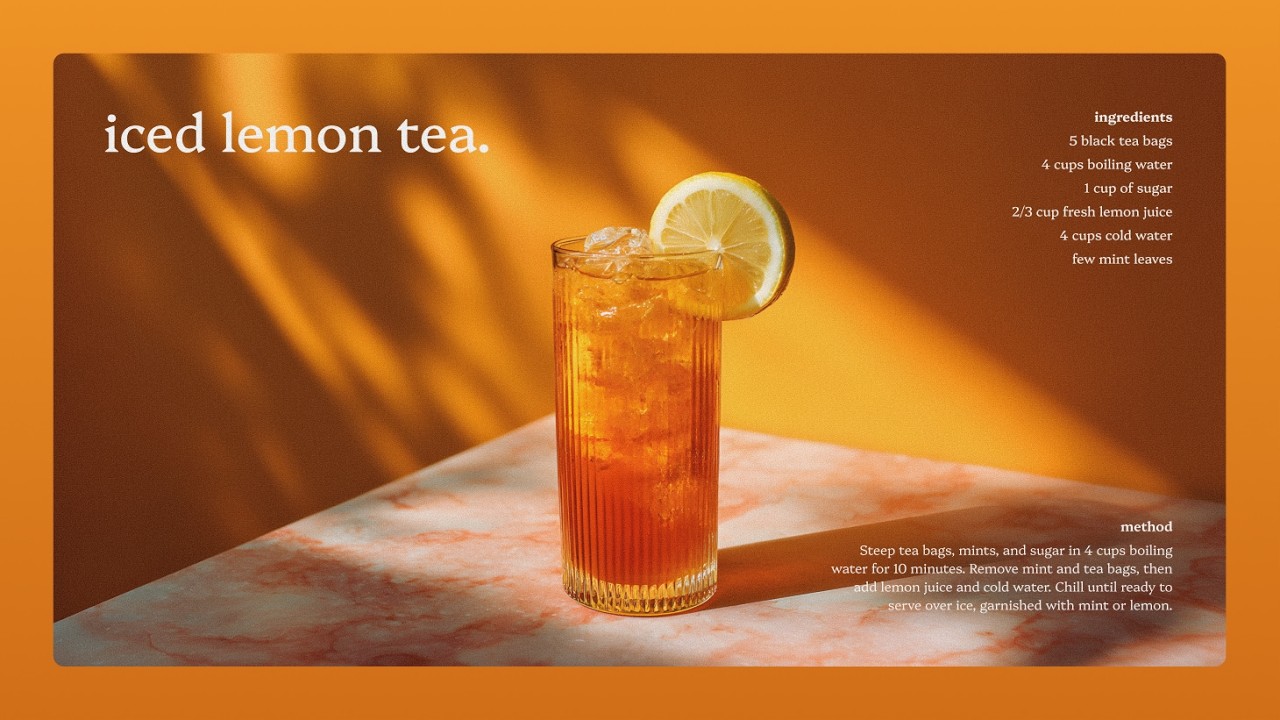 Iced Lemon Tea | A Smooth Lo-Fi Hip-Hop mix For The Afternoon