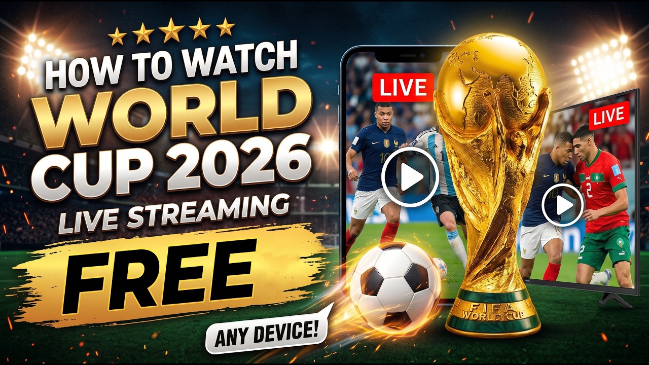 Watch FIFA World Cup 2026 Free Tutorial ⚽ Best Streaming Apps & Websites