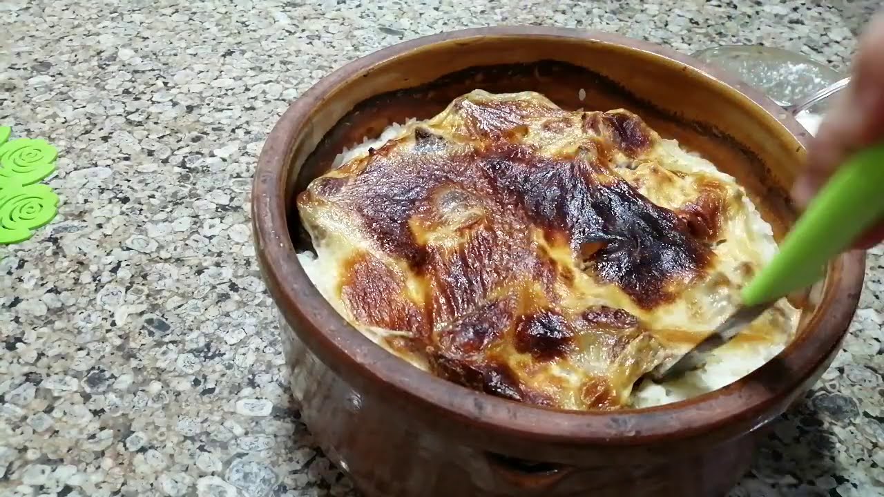 طريقةعمل طاجن ارز معمرباللحمه بطعم يجنن من الأكلات السهله اللي تشرفك