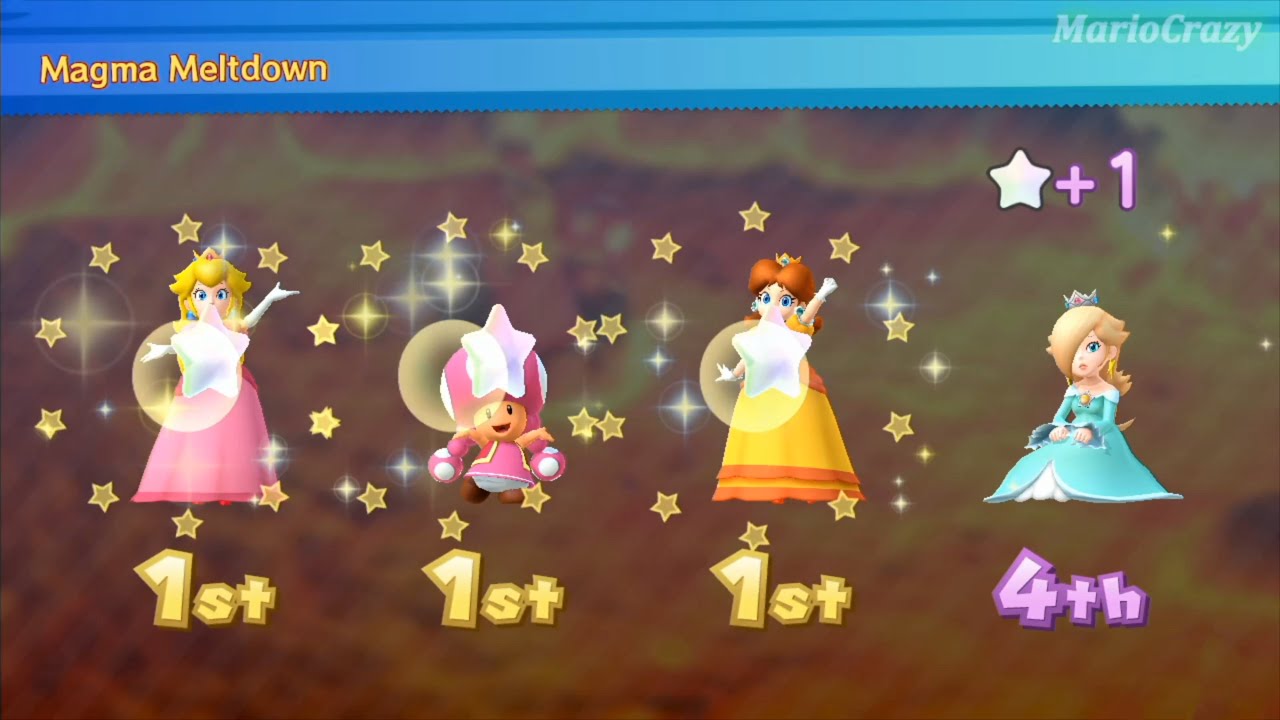 Colletion Mario Party 10 Rosalina vs Peach vs Toadette vs Daisy