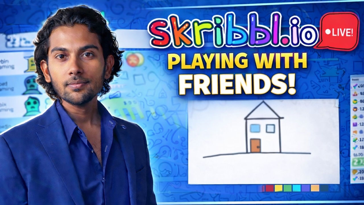 Skribbl.io Live with Friends 😂🔥 | Guess the Drawing Challenge!