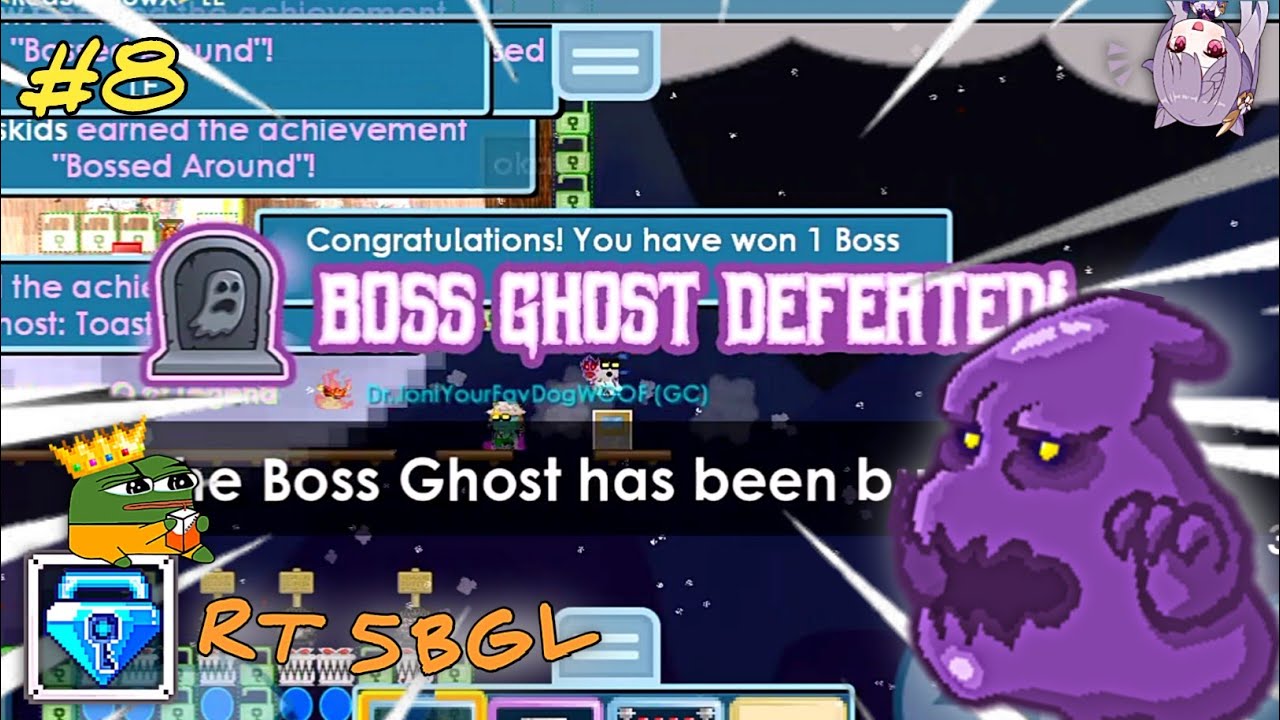 OPENING BOSS GHOST QUEST (BOO..)👻 | RT5BGL #8 | Growtopia