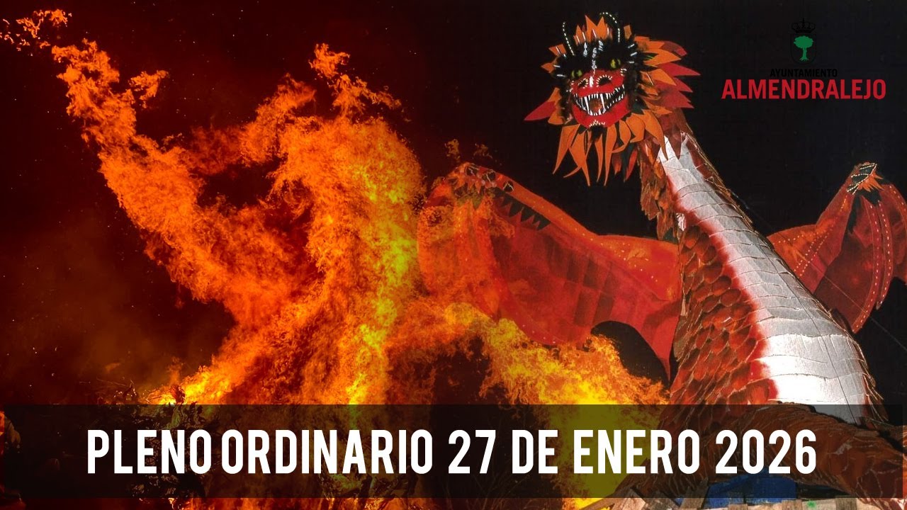 Pleno ordinario 27 de enero de 2026