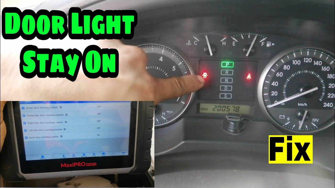 How To Fix A door Light Stay On Any Car Easy Fix || Toyota Land Cruiser