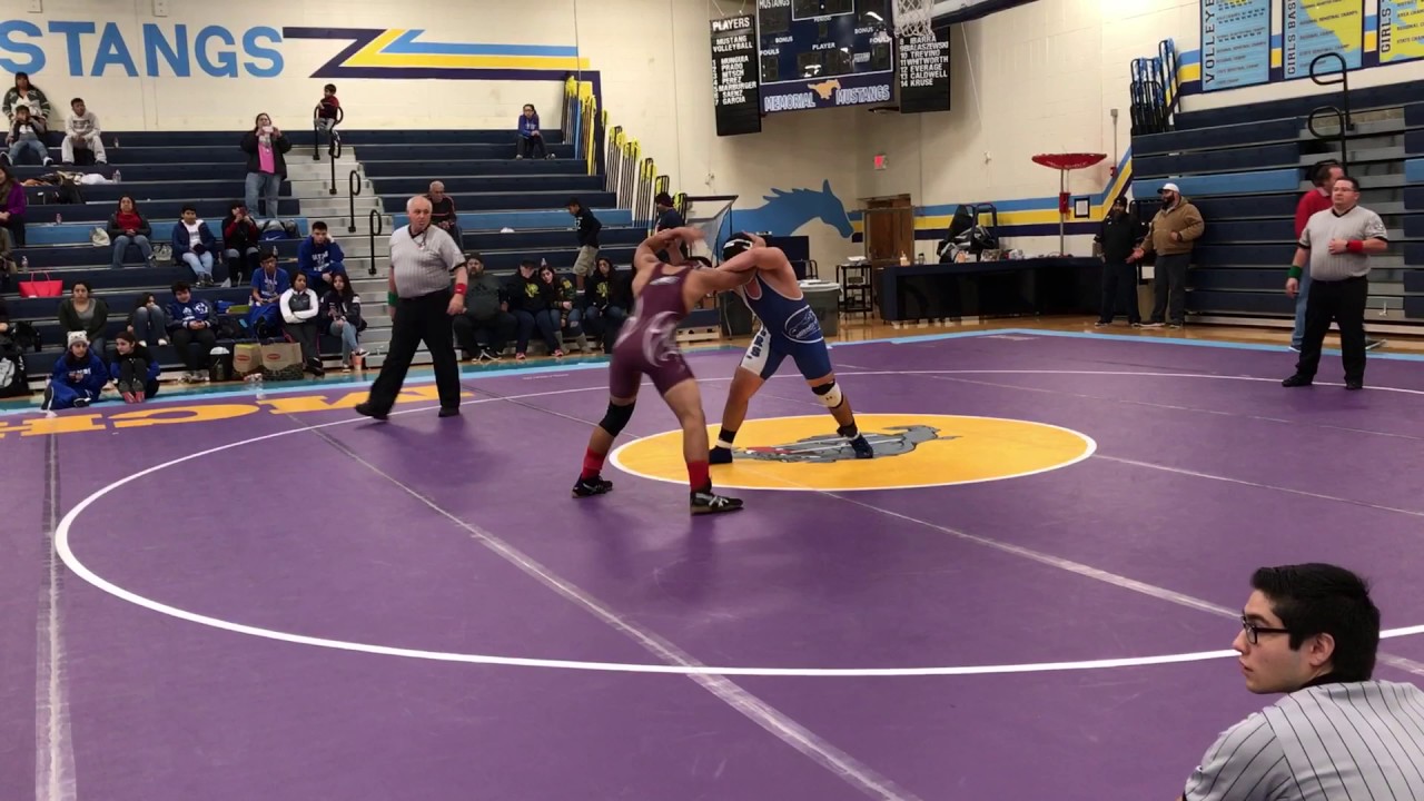 South Texas Throwdown -182 lbs finals Angel Zuniga ( Grulla ) vs Mission high
