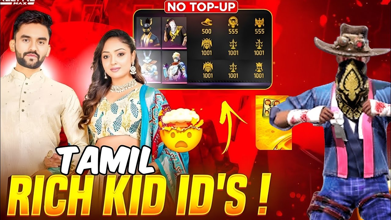 🔥10 Years 😯 Viral Aura kid Crores Free Fire Id 🥳Rich 🤑 Kid ID's |Searching Kid ID's in 2026 🤯 Spidey