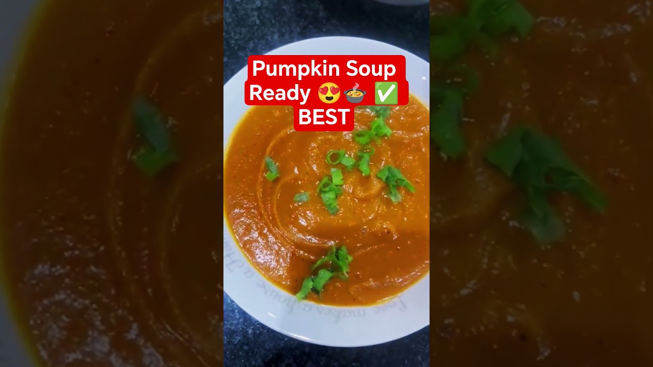 Сливочный суп из запеченной тыквы — настоящее наслаждение в тарелке 🎃🍲