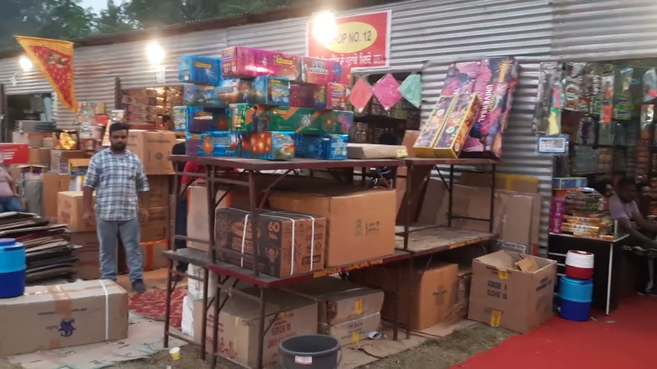 Diwali Mela, Fire Crackers Market at Polo Ground Patiala #market #fireworks #diwali