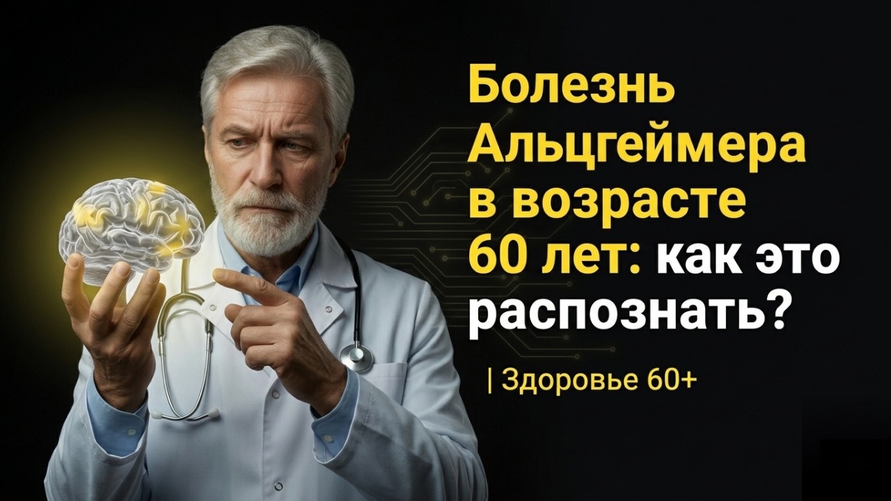 Болезнь Альцгеймера в возрасте 60 лет: как это распознать?