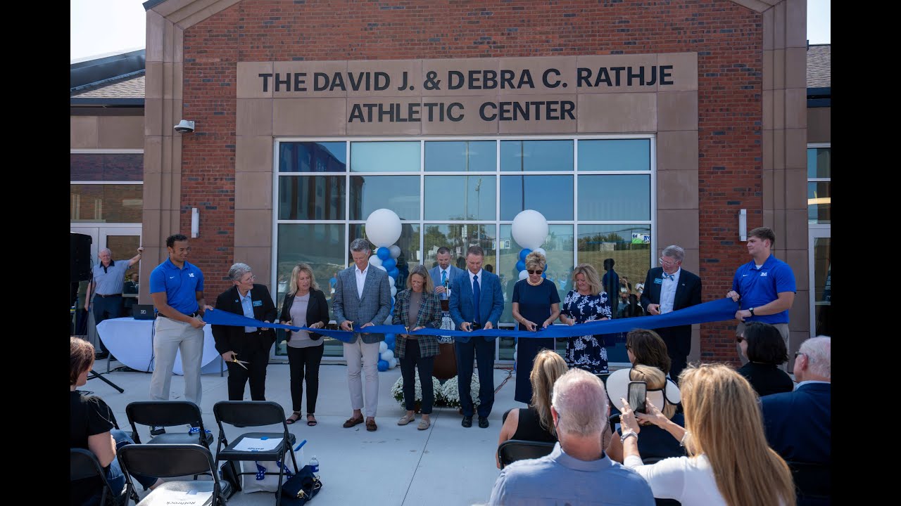 David J. & Debra C. Rathje Athletic Center Ribbon Cutting Ceremony