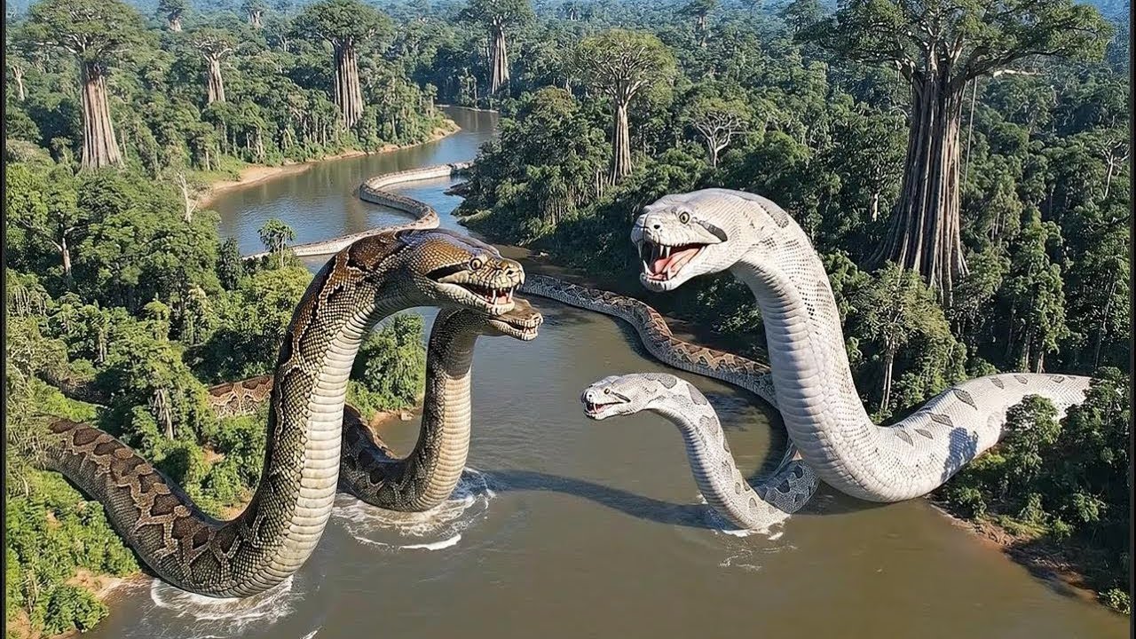 Life Million Years Ago | Prehistoric vs Giant Titanoboa | Epic Jungle War & Survival Story