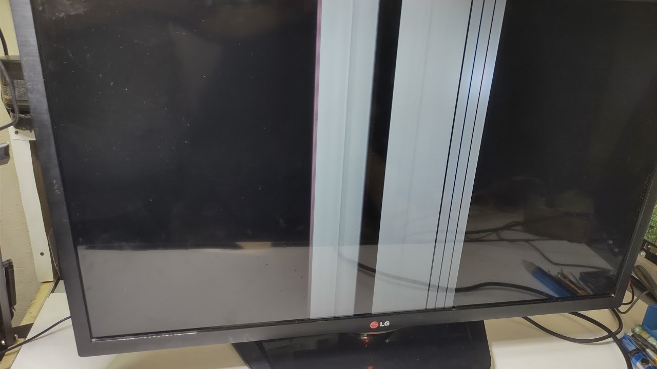 tv lg com efeito cortina