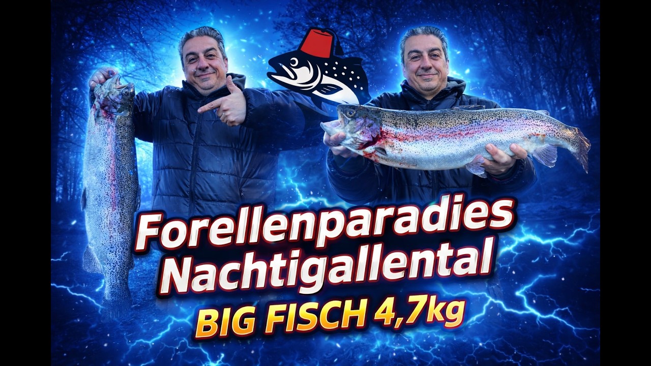 Angelparadies Nachtigallental bei Maurice Forellen Angeln Trout Whisperer Grundangeln Spoon
