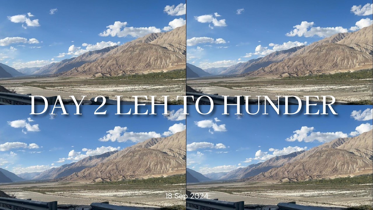 Leh To Nubra Valley Hunder Explore Day 2 Ep 2 Leh Ladakh Explore