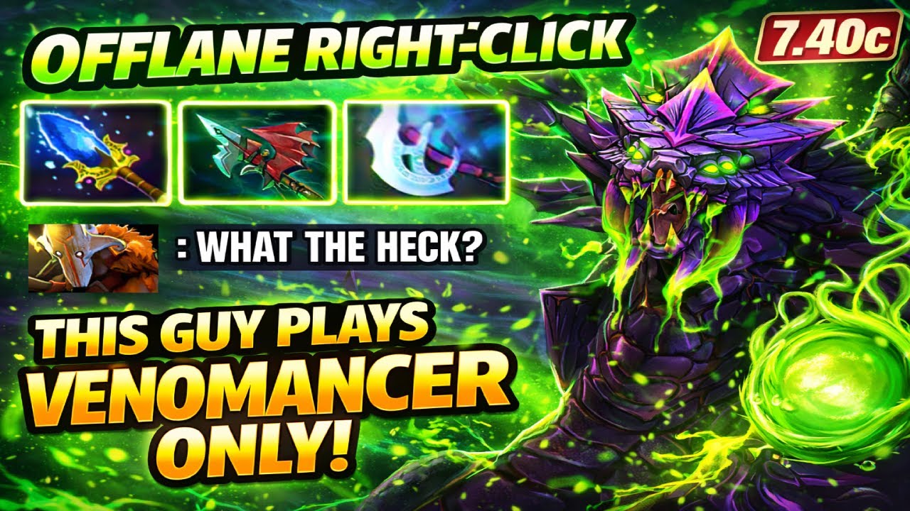 DAY 100 PLAYING VENOMANCER, AS AN OFFLANE