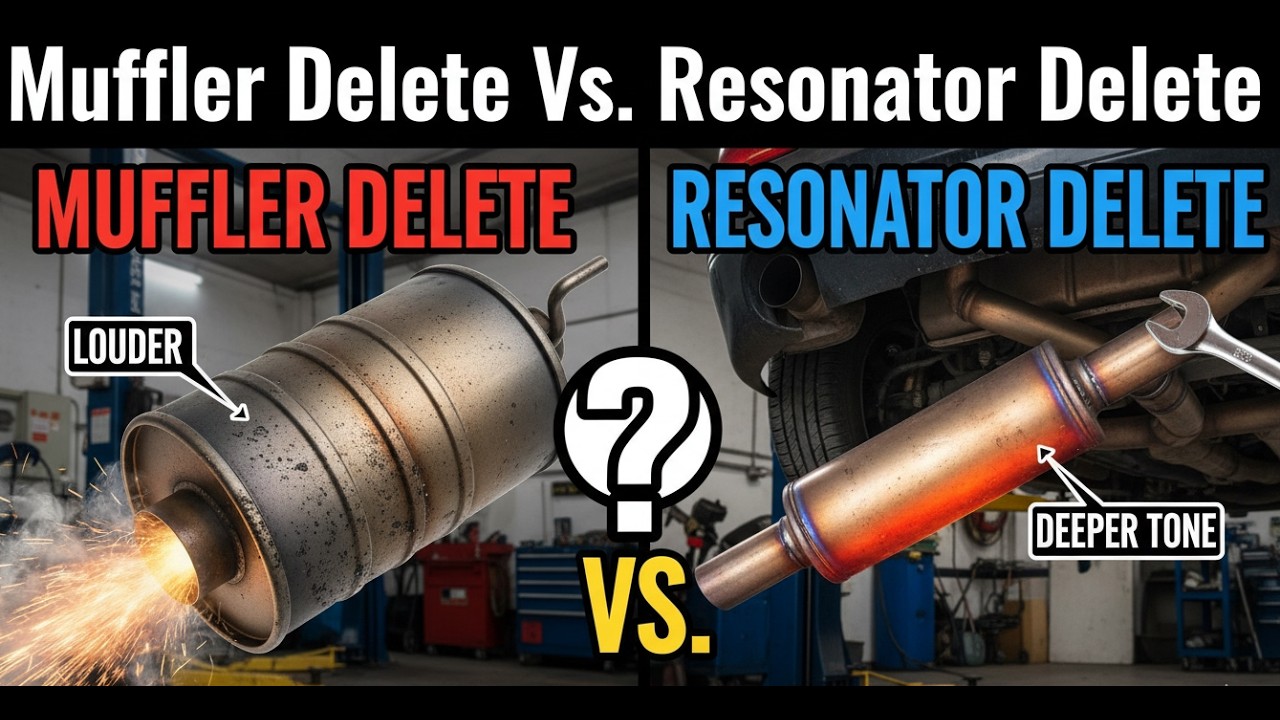 Muffler Delete Vs  Resonator Delete