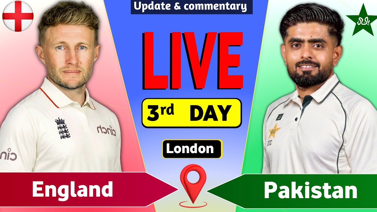 Pakistan vs England Live Commentary | PAK vs ENG 2nd Test Day 3  Live Cricket Score