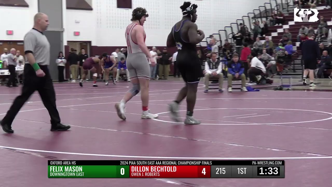 2024 SE AAA final - 215 - Dillon Bechtold (Owen J. Roberts) vs Felix Mason (Downingtown East)