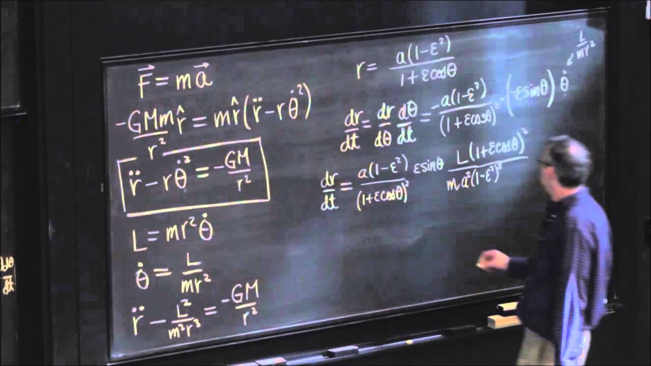Lecture 15.7 - Deriving Kepler's 1st Law, Pt. 2