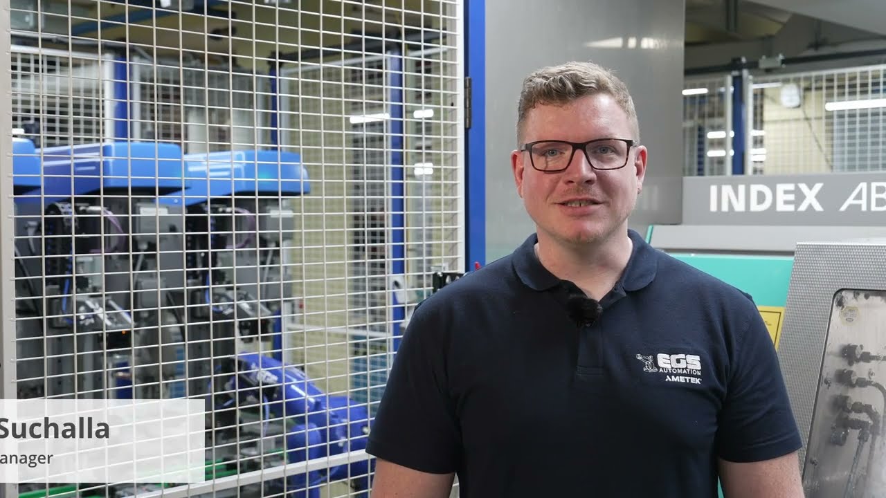 EGS Automation: Flexible Werkstückzuführung mit Industrieroboter