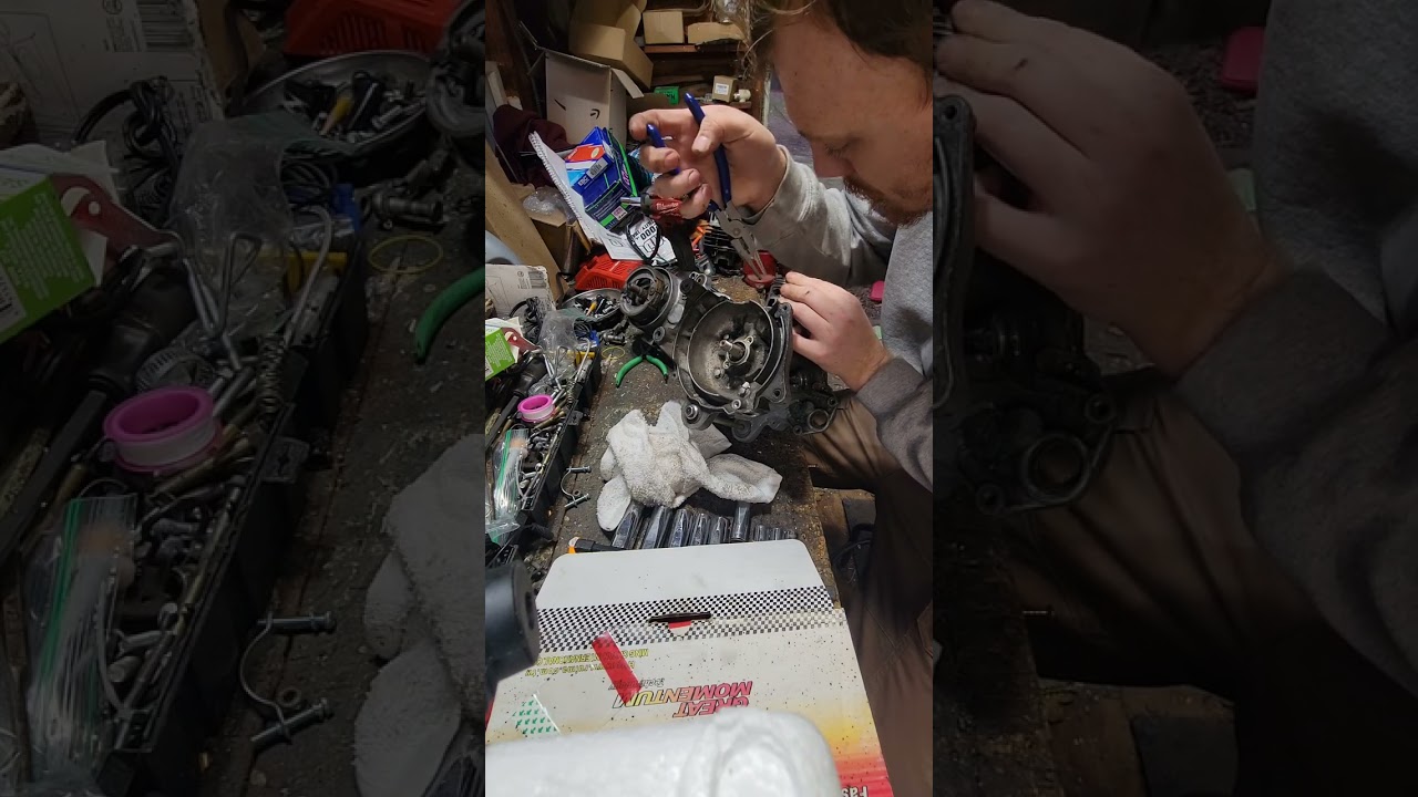 honda elite af05 varriated 4 bolt tear down for crank install fast af05 build part 1