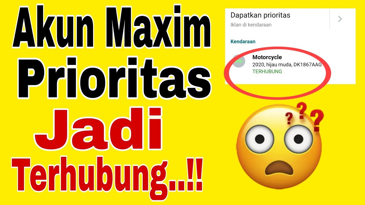 Akun Maxim Prioritas Jadi Terhubung...!! Cara Mengatasi Akun Maxim Prioritas Jadi Terhubung 