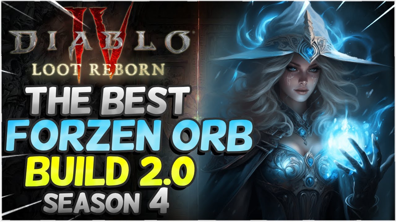 Frozen Orb Sorceress Version 2 Diablo 4 Season 4!