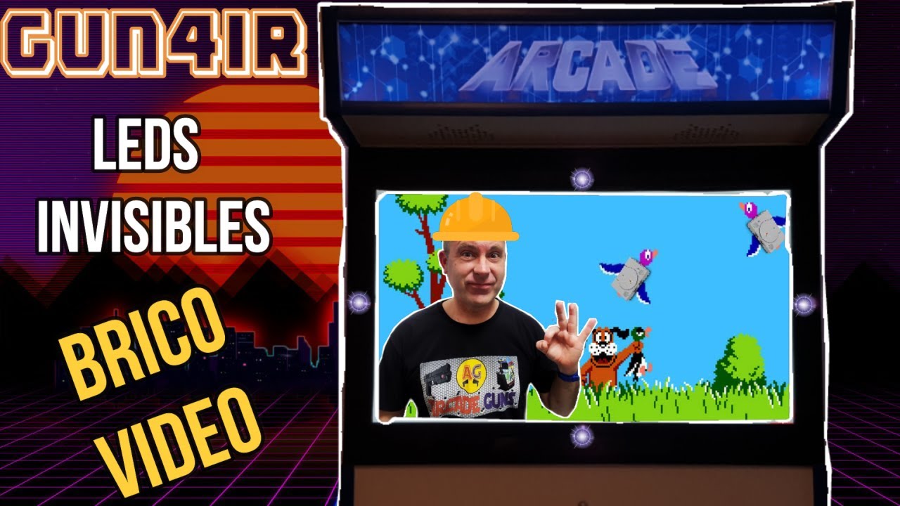 Gun4ir- Ocultando los leds en mi Arcade (Brico Video)