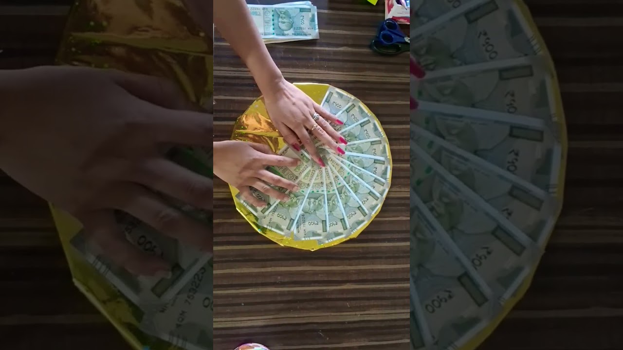 Mamera tray decoration tutorial/#mameru#weddingtraydecoration#shortvideos#weddinggift#bestoutofwaste