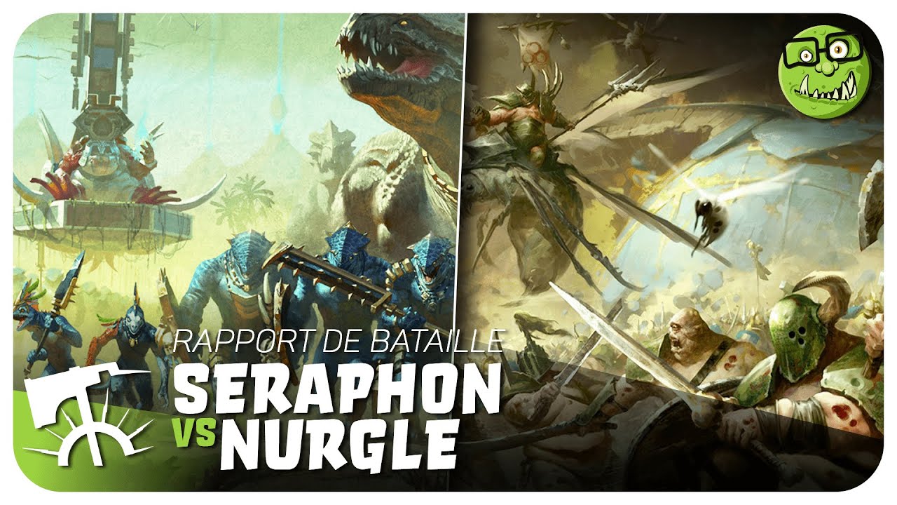 Warhammer AOS V4 - Seraphon vs Nurgle
