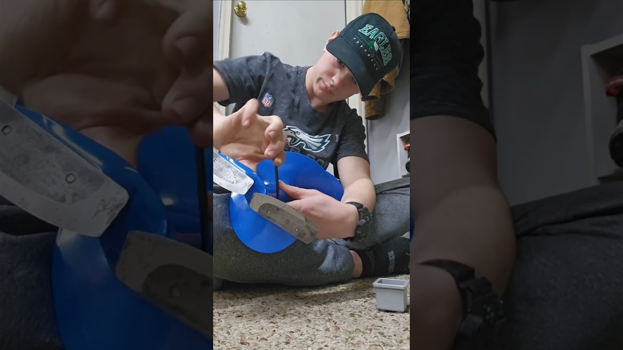 I Made my Auger 20x Faster! Ice Auger Hack #icefishing #diy
