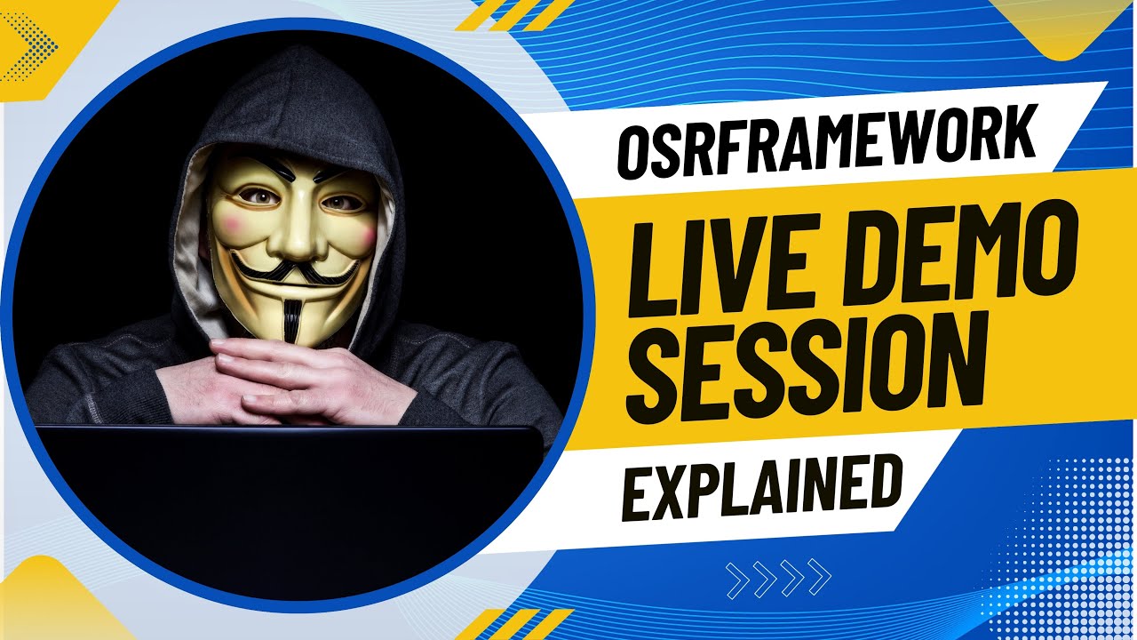 OSRFramework LIVE Deep Recon Made Simple (username checks, DNS, leaks, deep-web & more)