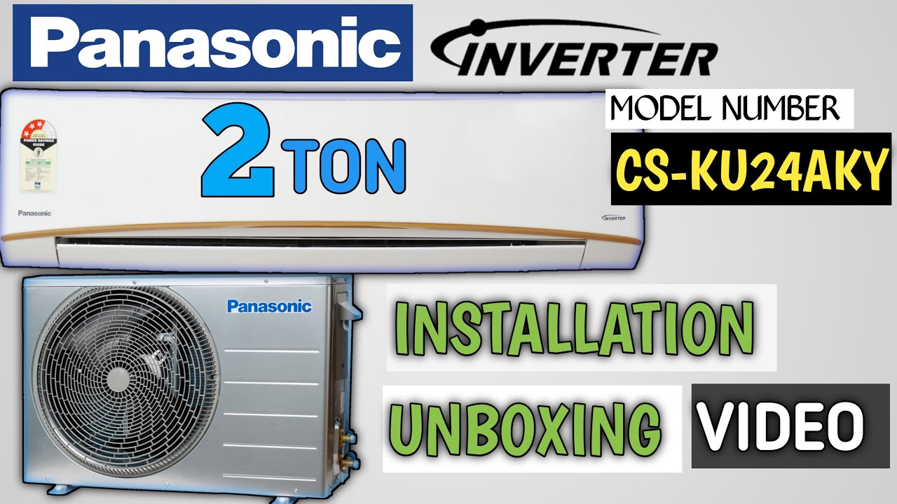 Split Ac installation || inverter Ac install || Panasonic 2 ton Ac unboxing || best installation ||