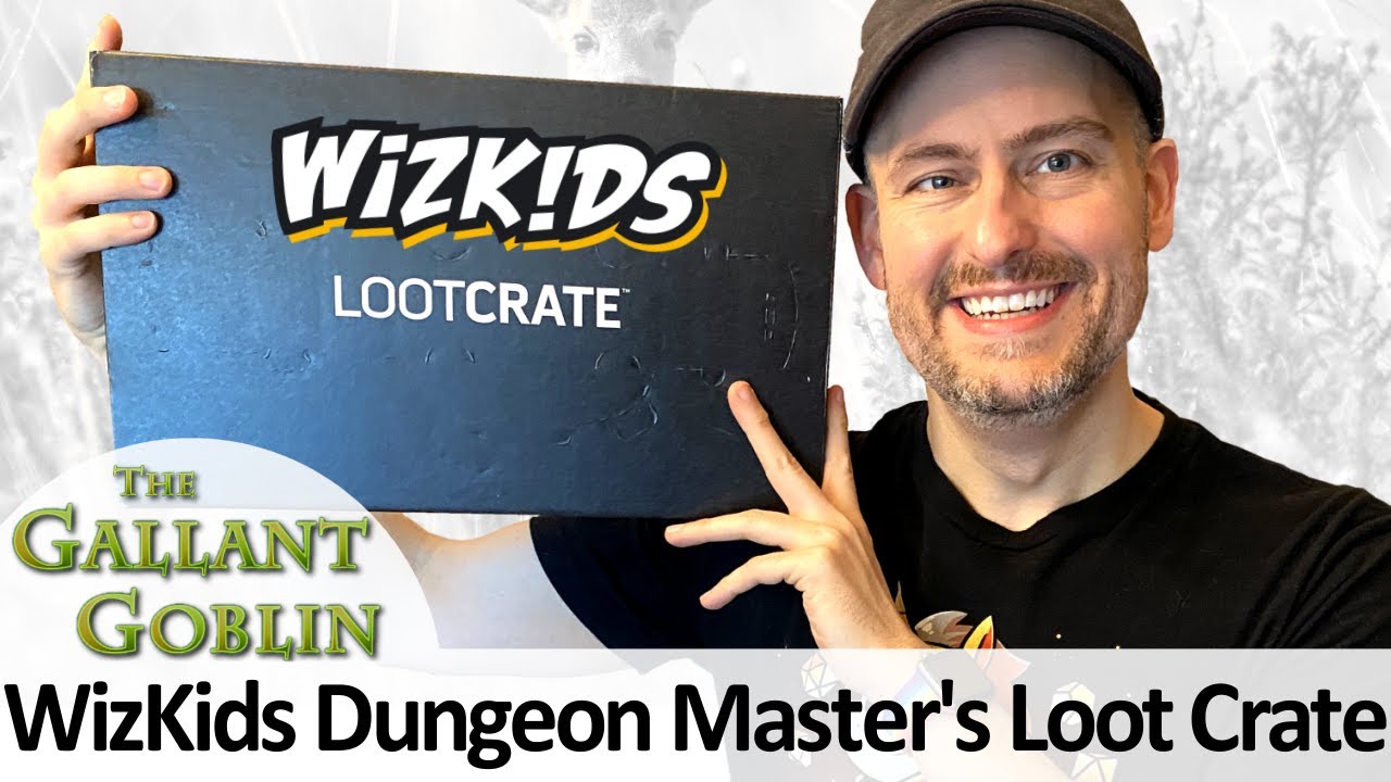 WizKids Dungeon Master's Loot Crate - Loot Launcher - Prepainted Minis for TTRPGs