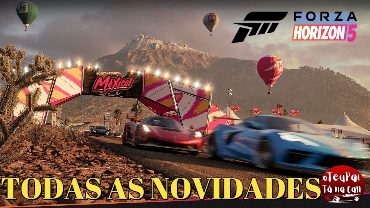 TODOS OS DETALHES SOBRE O NOVO FORZA HORIZON 5 + ANÁLISE, PREÇOS, MAPA E COMENTÁRIOS