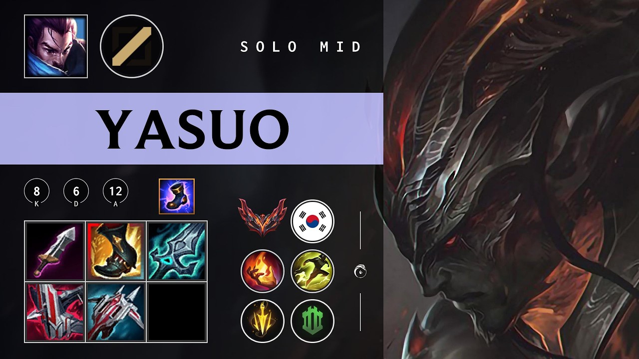 Yasuo Mid vs Talon - KR Grandmaster Patch 26.04