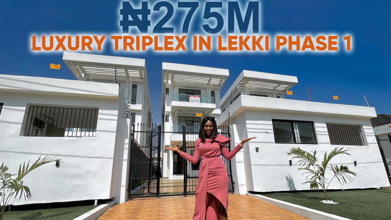 Inside a Luxury ₦275,000,000 ($654,000) 5 Bedroom Triplex in Lekki Phase 1 Rich Neighbourhood
