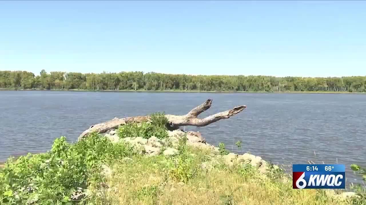 Beaver Island Mississippi River Restoration Project in Clinton, IA.